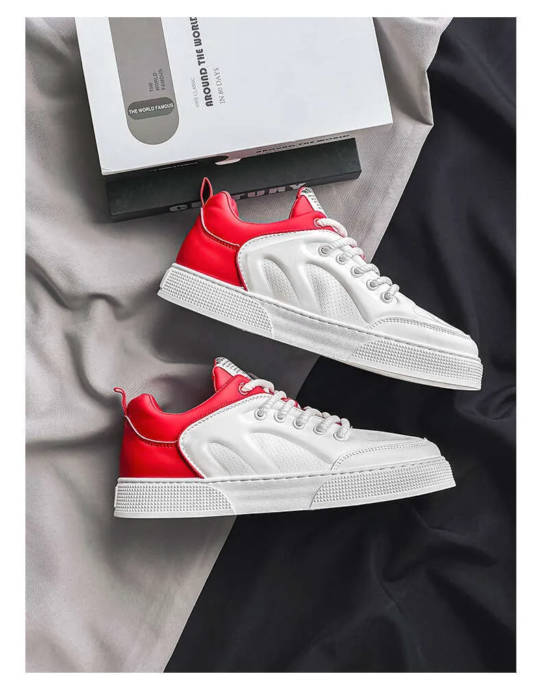 2024 Primăvara Toamnă Decoltat Casual Board Desinger Sport La modă și versatil Pantofi pentru bărbați Respirabil, Anti-alunecare,_voghion.com