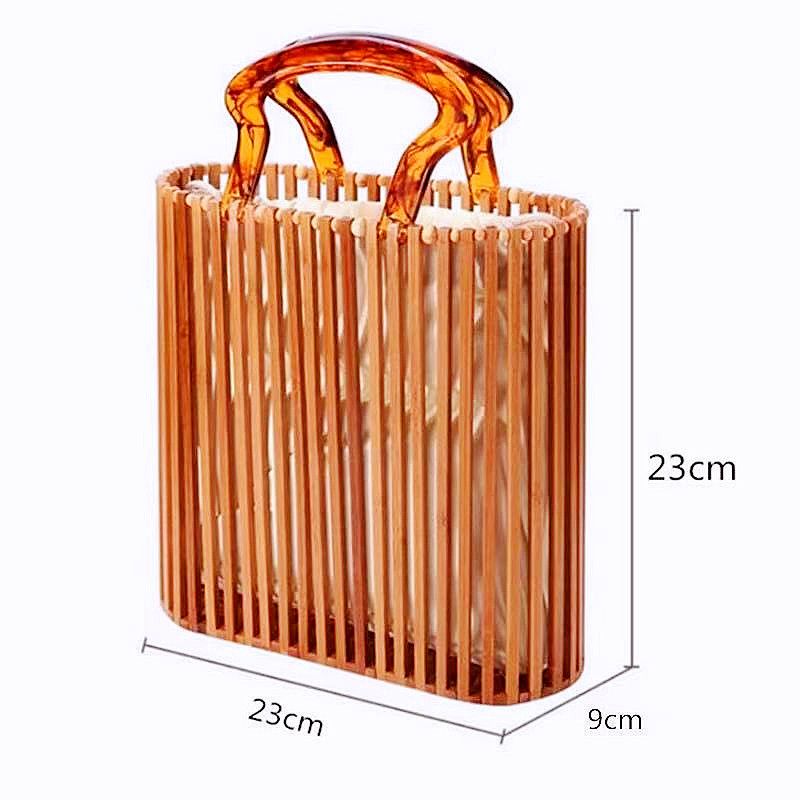 Borsa a secchiello in acrilico alla moda da donna_voghion.com