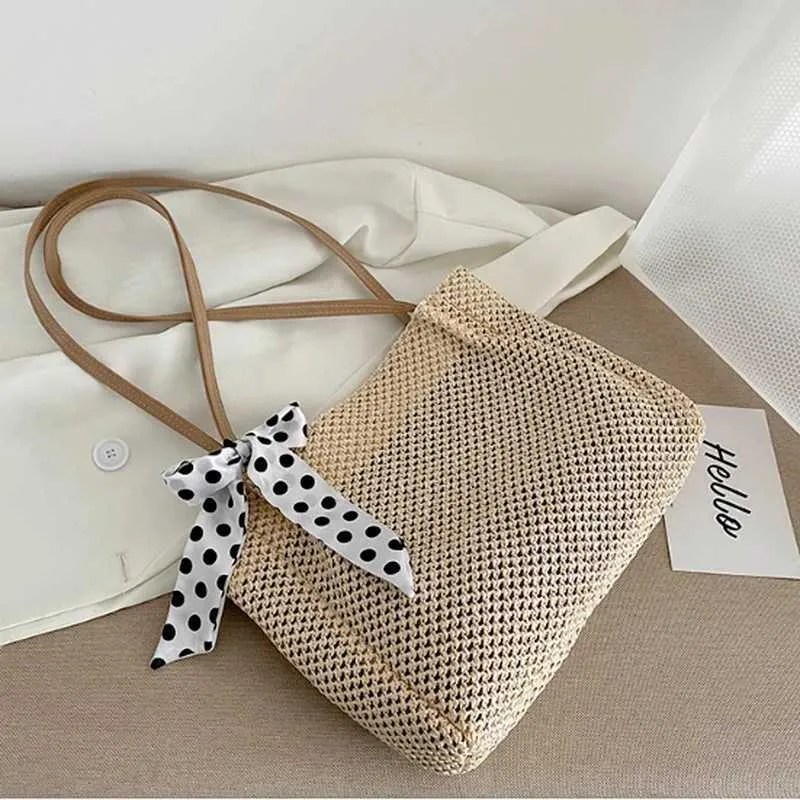 Damen Strohtasche Als Große Schultertasche Für Den Sommer Strand_voghion.com