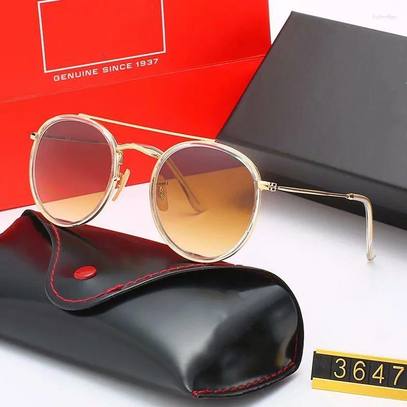 24ss Sunglasses Brand Designer Classic Round Polarized Driving Eyewear Metal Gold Frame Sun Glasses Men Women Polaroid_voghion.com