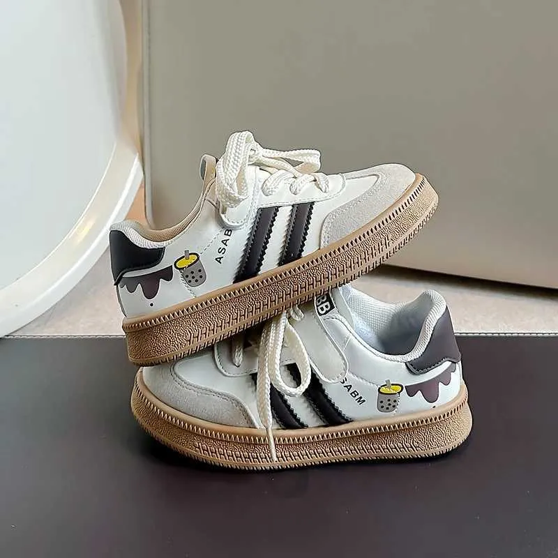 Athletic Outdoor Childrens Skate Girls White 2024 Spring New Fashion Boys Canvas Kids Sports Shoes Unisex Casual_voghion.com
