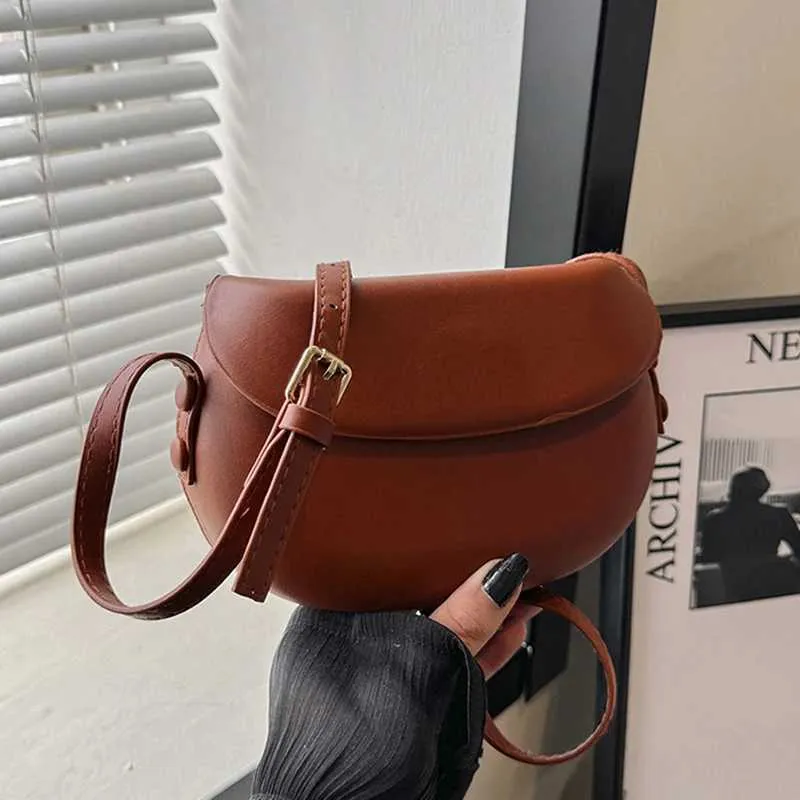 PU Leather Womens Cross Body Fashion Wallet Strap Saddle Shoulder Candy Colorful Girl Messenger Bag Y241123_voghion.com