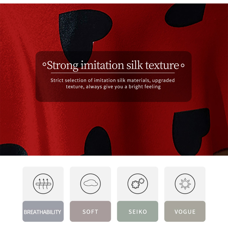 Damen-Nachtwäsche, neues Nachthemd aus Eisseide, sexy, rückenfrei, Liebes-Hosenträgerrock, Heimkleidung, dünn, atmungsaktiv, bedruckt, kurzer Rock_voghion.com