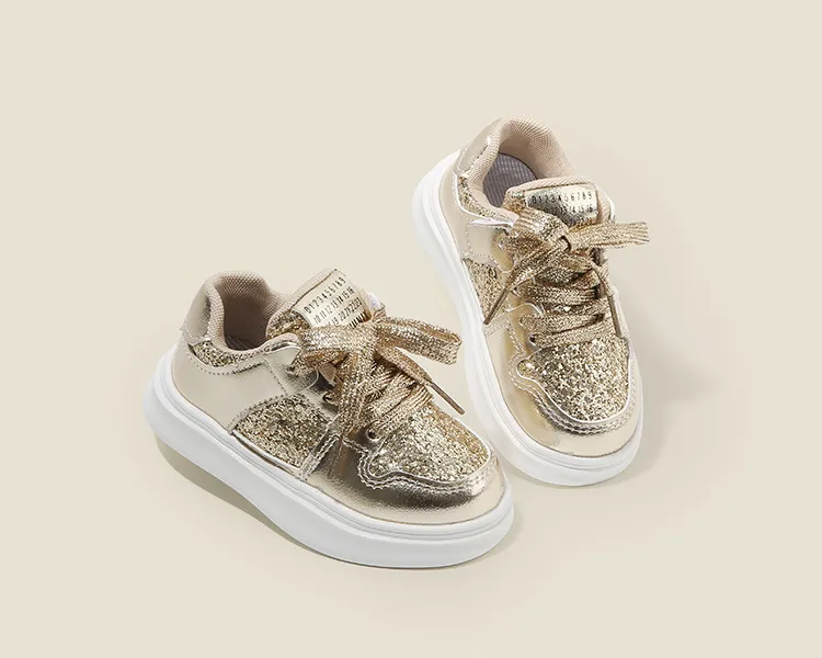 Kids Spring Autumn Toddler Girls Running Sport Sneakers Baby Children Boys Shoes Cutefeet Casual Flats Glitter Soft Sole_voghion.com
