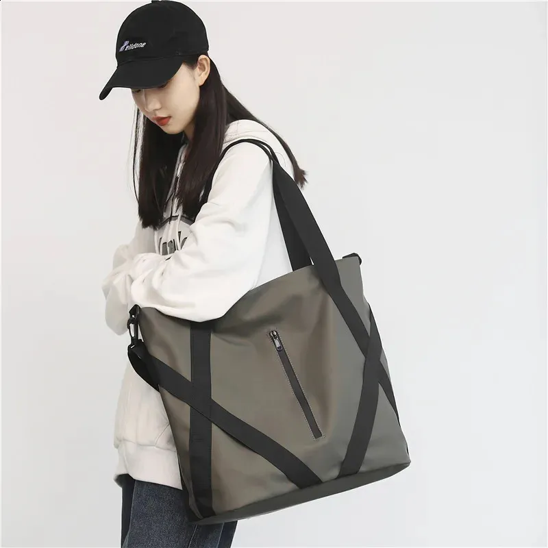 Wasserdichte Oxford Big Tote für Frauen Mode Einfache Große Paket Shopping Lady Handtasche Anti-reißen Freizeit Frau Schulter_voghion.com