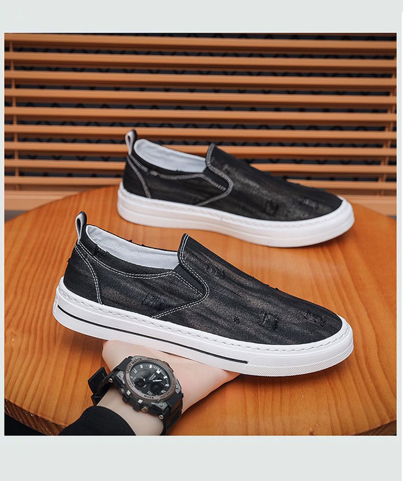 Zomer 2024 Nieuwe ademende canvas heren veelzijdige one step casual board trendy schoenen_voghion.com