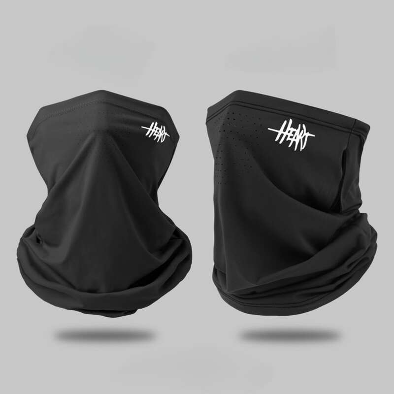 Ice Silk Sunscreen Mask, Full UV Protection, Summer Breathable Veil, Cycling And Driving, Ear Hanging Sunshade Face Mask_voghion.com