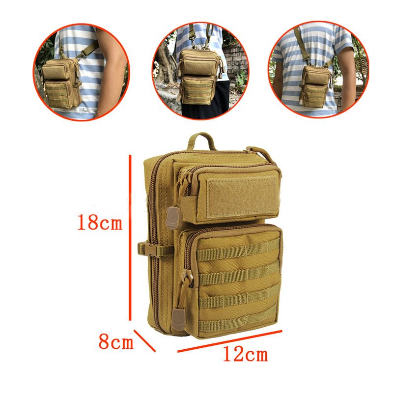 Multifunction Pouch Holster Molle Hip Waist Bag Wallet Purse Phone Case Camping Hiking Bags Hunting Pack_voghion.com
