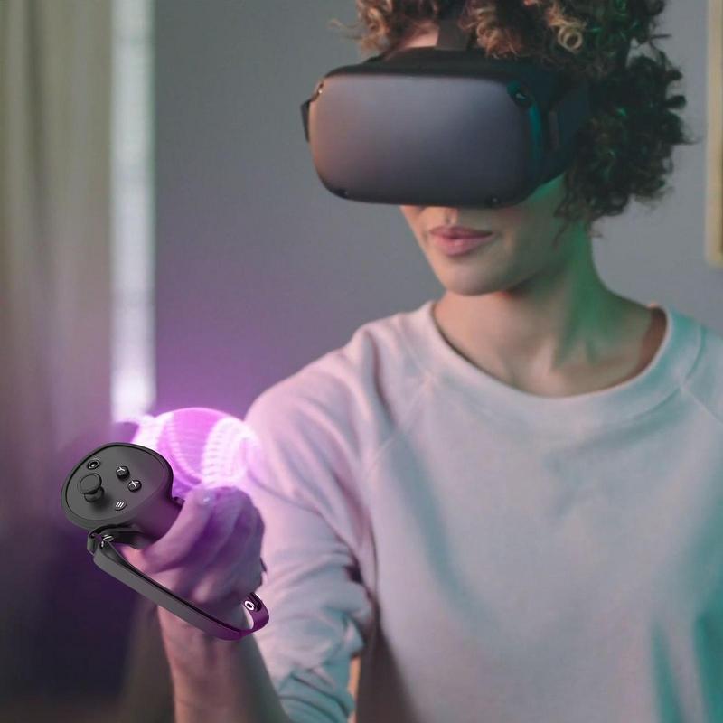 Copertura protettiva per controller Meta Quest Pro Custodia in silicone Cinturino regolabile per nocche per accessori per cuffie VR_voghion.com