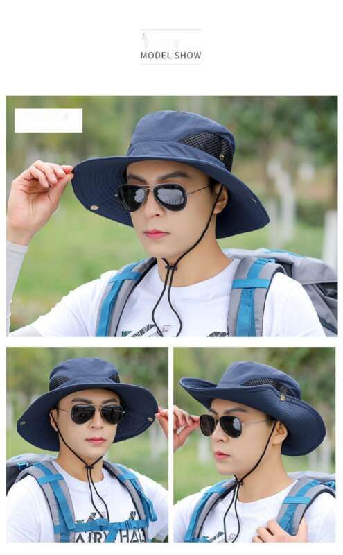 Ανδρικό καλοκαιρινό κορεάτικο καπέλο ψαρέματος για υπαίθριες δραστηριότητες, προστασία και σκίαση, για νέους ψαράδες, ορειβασία, ευέλικτη τάση_voghion.com