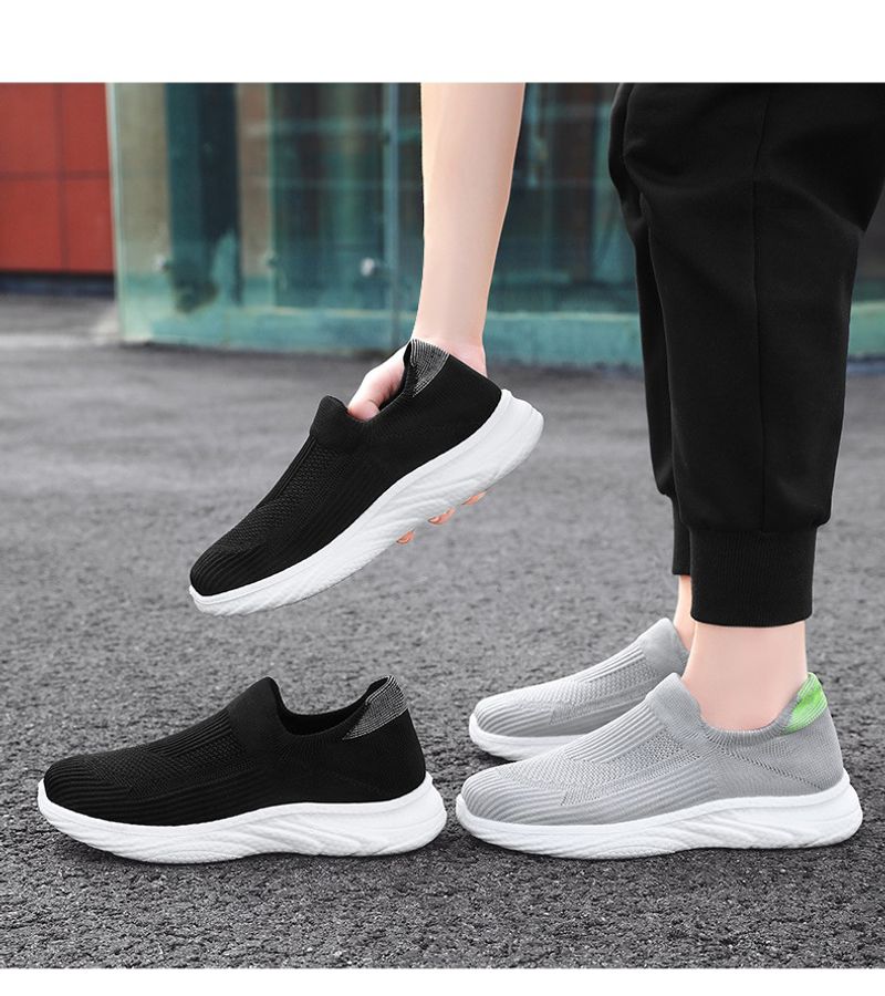 Women's Slip-on Sports Running Shoes Lightweight Casual Trainers_voghion.com