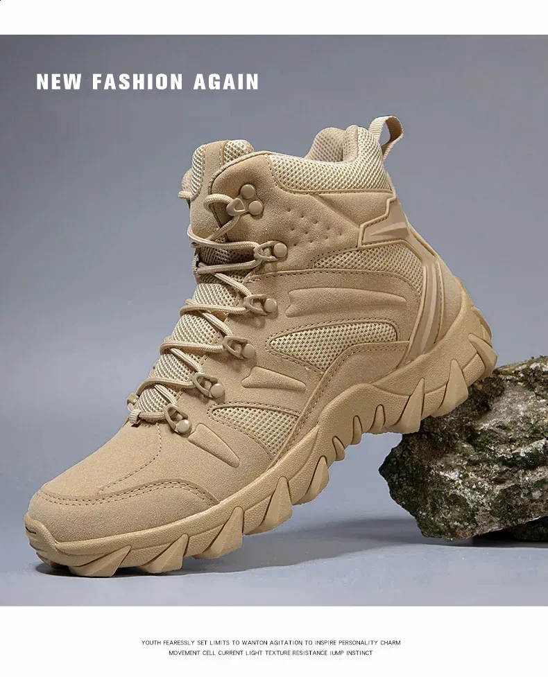Tactical Combat Training Boots For Hiking And Outdoor Activities_voghion.com