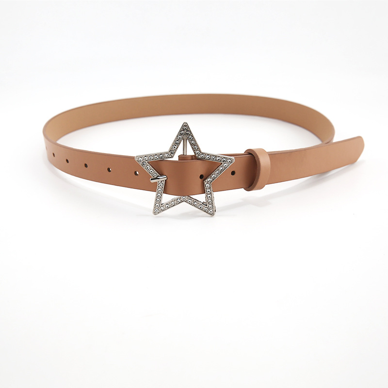 Millennium Dopamin Spicy Girl Style Rosa Y2K Damen passende Jeans Neues Summer Tide Star Gürtel Design_voghion.com