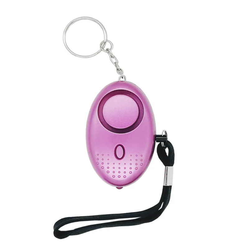 130db Egg Shape Self Defense Alarm Girl Women Security Protect Alert Personal Safety Scream Loud Keychain Alarms_voghion.com
