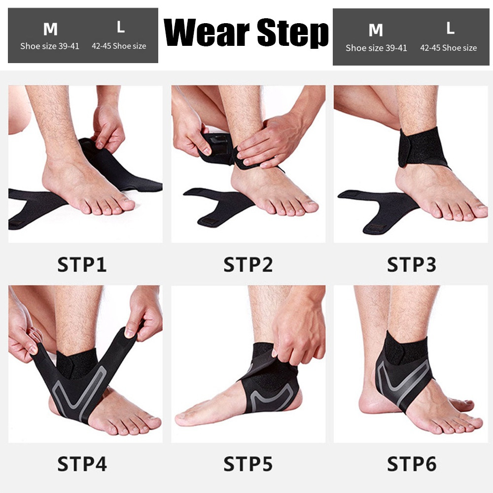 mountaineering Basketball Sports Anti-Sprain Heel Foot Protective Sleeve Ankle Support_voghion.com