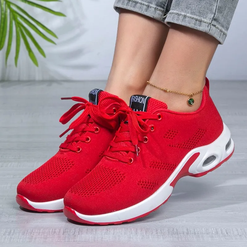 Summr Nw Fashionabl Trndy Running Lac Up Lightwight Brathabl Non Slip Big Sol Sports Shos Fr Shipping Ss_voghion.com