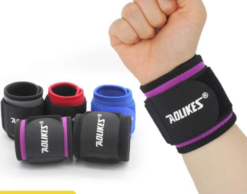 【 51000 Positive Reviews 】 Sports Wristband And For Men, Fitness, Anti Sprain, Pressure Bandage, Basketball, Thin,_voghion.com