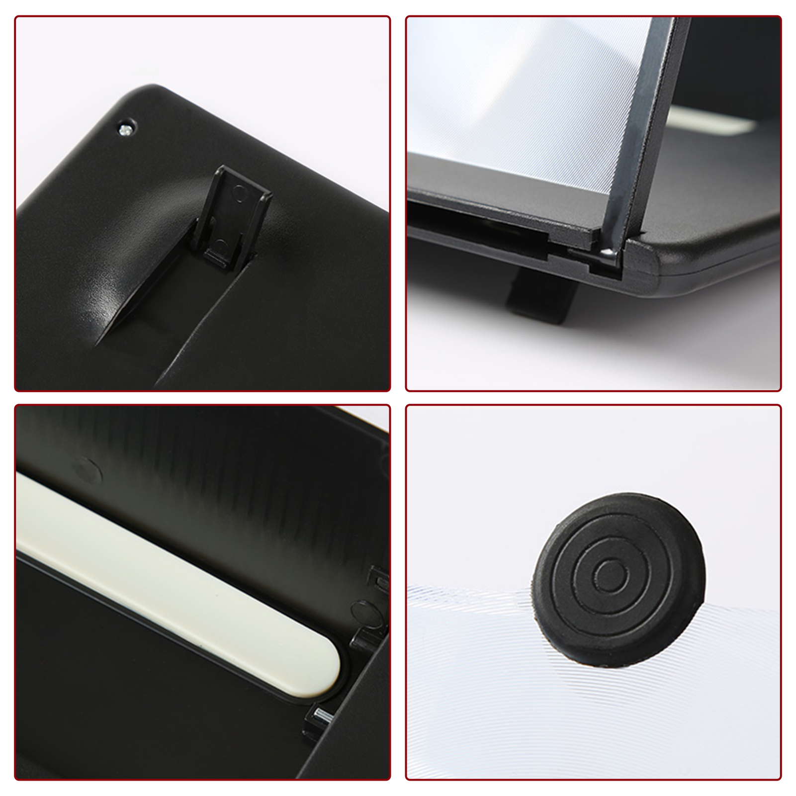 16 inch 3D telefon mobil ecran video film jocuri amplificator telefon lupă suport pliabil suport radiații protecție FIERBINTE_voghion.com