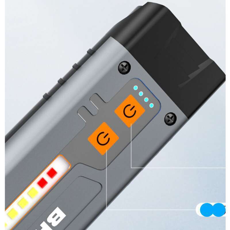 Multifunktionell Beliichtungstaschenlampe, Outdoor Campingzeltluucht, USB Opluedung, Duebelschalter Noutfalltaschenlampe fir_voghion.com