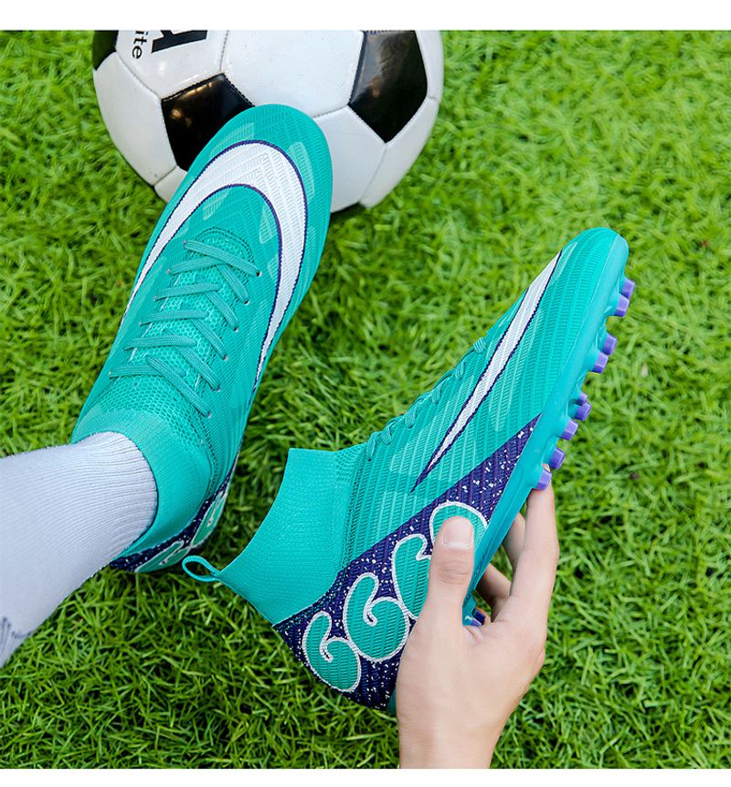 Neuer High-Top-Fußball für Männer, Erwachsene, Studenten, Jugendliche, Wettkampftraining im Freien, rutschfest und_voghion.com