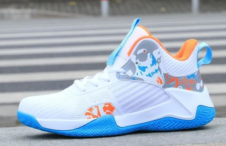 Basketball Summer Breathable New Trendy Fashionable Thick Sole Student Casual Running Men's Sports Shoes Lhshoe_desvips.com