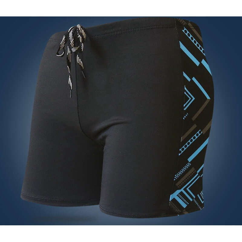 Costume da bagno da uomo con stampa alla moda e angoli piatti, taglie forti, pantaloni da ragazzo grasso, 300 libbre_voghion.com