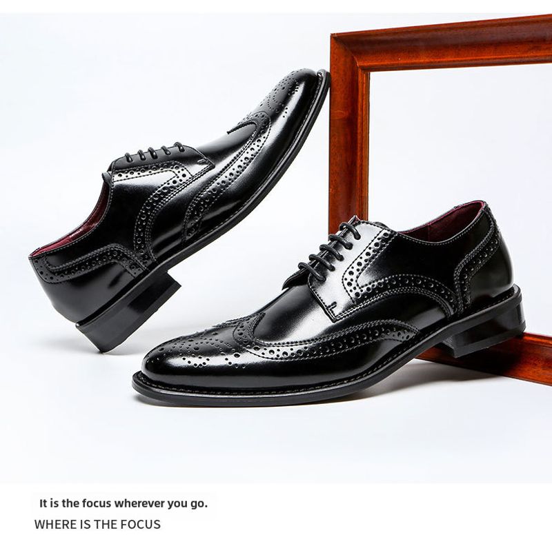 Japanse grensoverschrijdende zakelijke leren schoenen voor heren_voghion.com