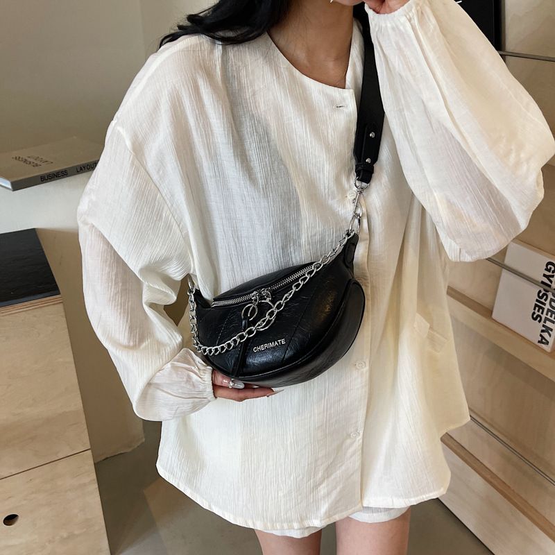 Fashion Dumpg Donna Corea del Sud Ins Trendy Semplice Spalla 2024 Estate Niche Design Borsa a Tracolla_voghion.com