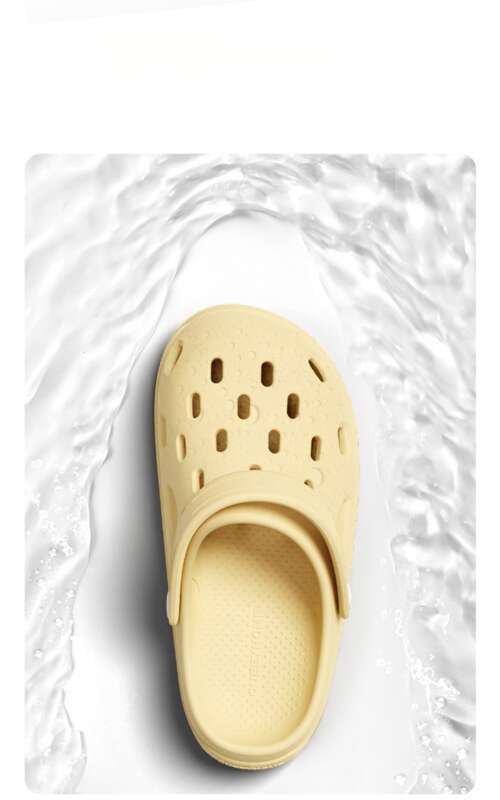 Thick Bottom Perforated Men's Shoes, Summer Outside Wear, 2025 New Non-slip Beach Shoes, A Kind Of Stepping On The Poop,_voghion.com