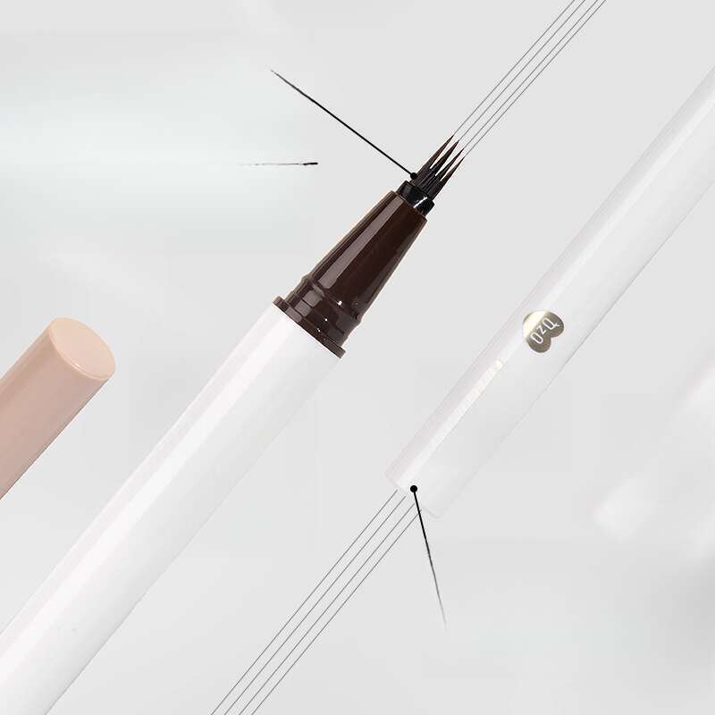 Waasserdicht, laang haltbar, waasserdicht, schweessbeständeg, verschmiertbeständeg Flësseg Wild Wenkbrauenstift Wenkbrauenfärbungscrème_voghion.com