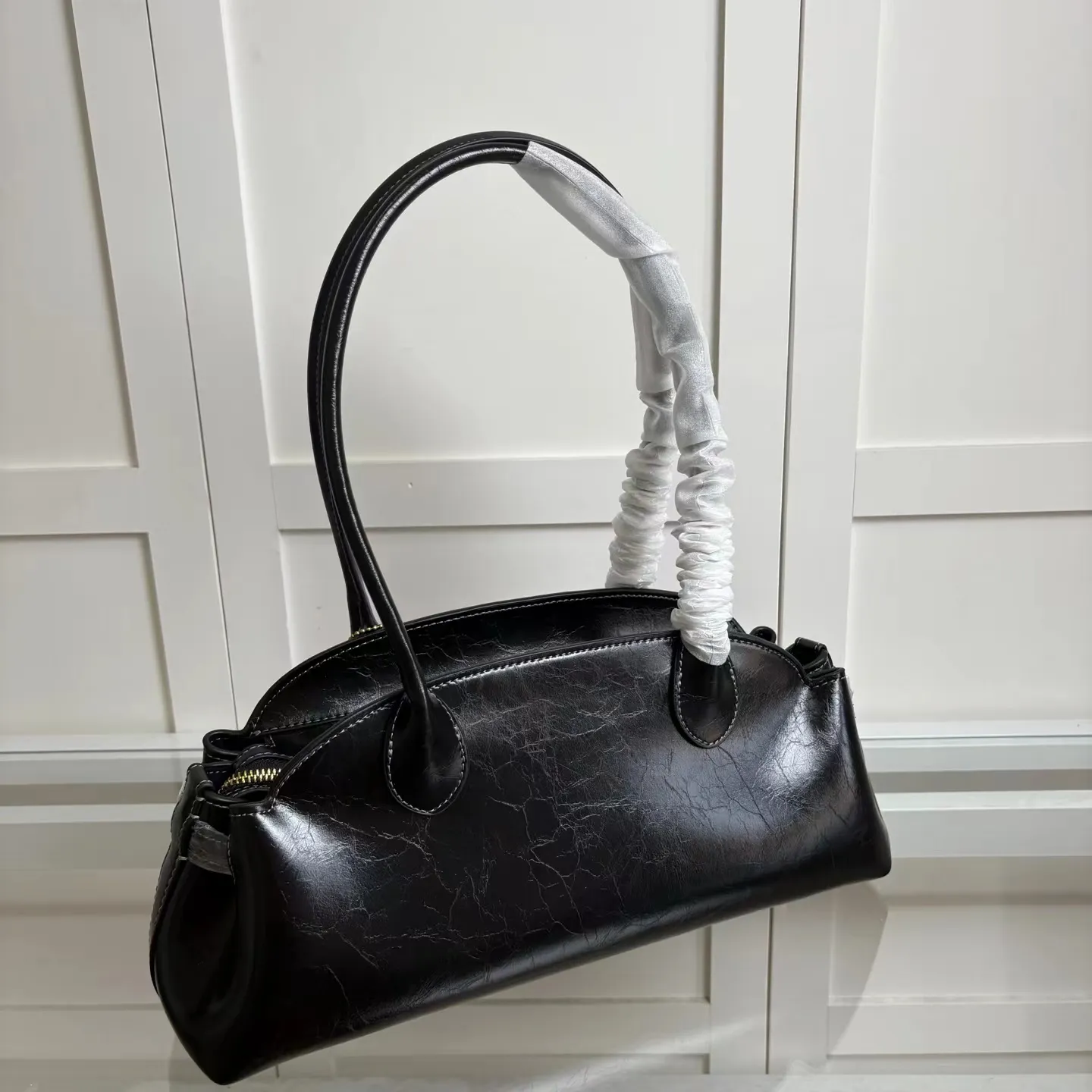 Medium Leather Designer Tote Empire Carryall 34 Crossbody Handbags Top Handle Bag_voghion.com