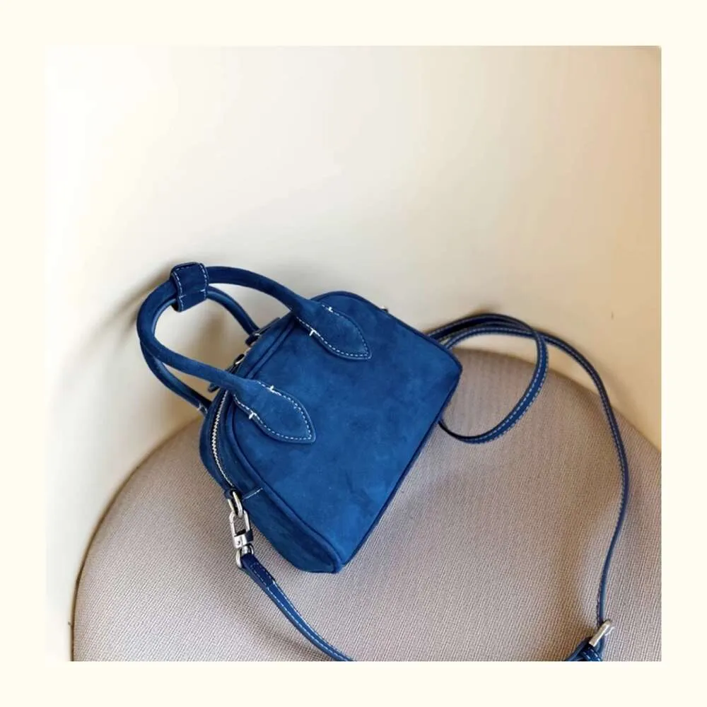 Sac à bandoulière rétro tendance en cuir véritable et daim pour femme_voghion.com