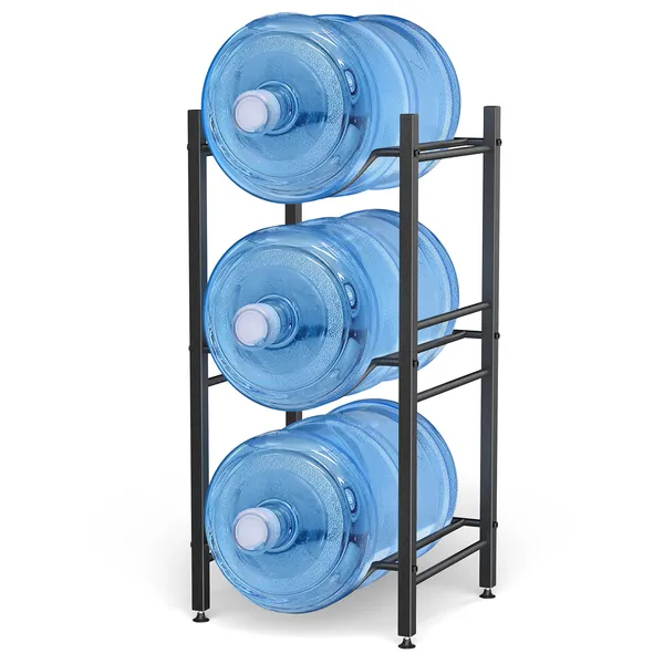 5 Gallon Water Jug Holder, Heavy Duty Steel, Storage Rack For Kitchen, Home, Office, Pantry_voghion.com