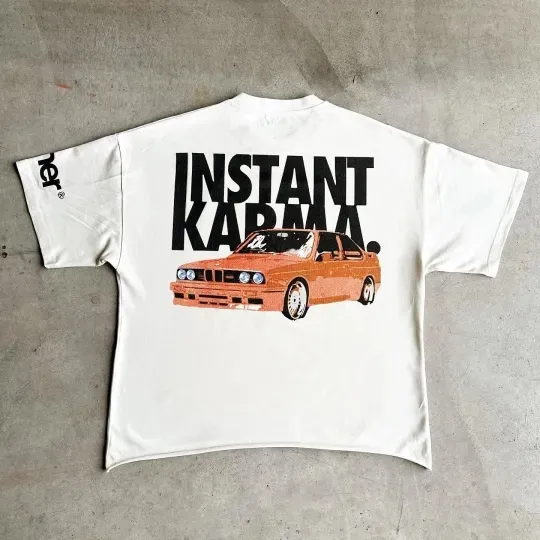 Herren T-Shirts Y2K Baumwollhemd Herren Damen Haruku Hip Hop Große Augen Mund Grafik Gedruckt Übergroß Retro Klassisch Kurz_voghion.com