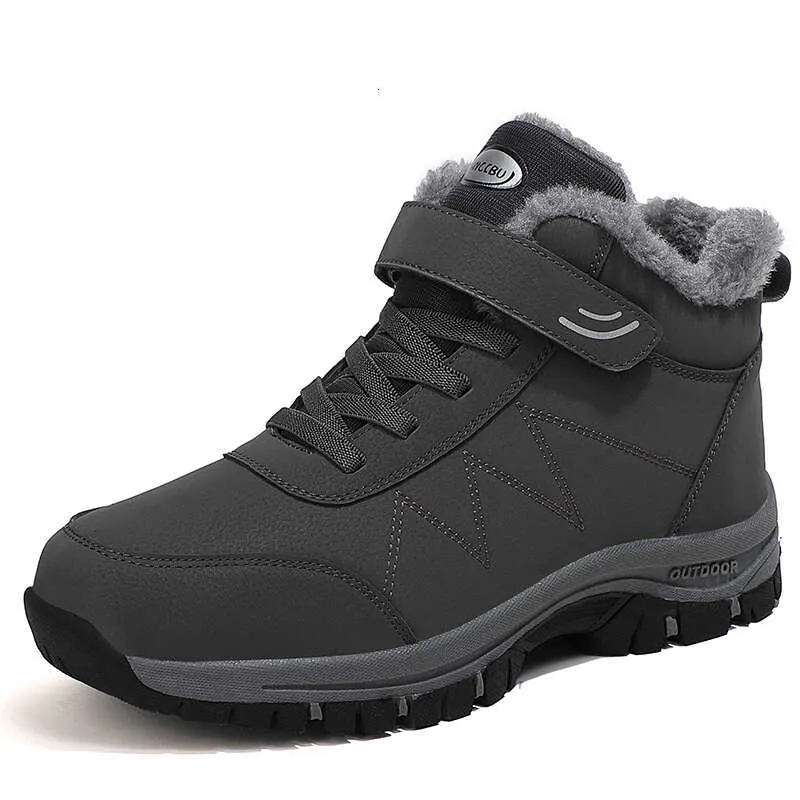 Scarpe invernali calde impermeabili da neve casual di alta qualità da uomo, scarponi da trekking da montagna all'aperto, sneaker da uomo, trekking_voghion.com