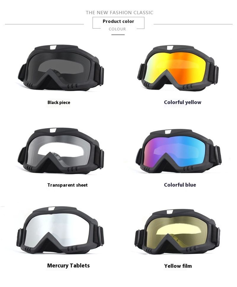 Nuova maschera per motocicletta fuoristrada Harley per la guida all'aperto, occhiali di protezione per gli occhi antivento per lo sci_voghion.com