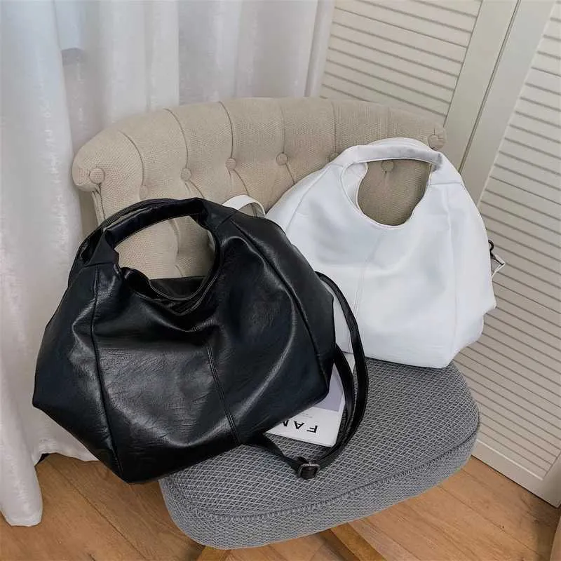 Modne ženske torbice, velike ženske torbe za rame za putovanja i vikend kupovinu, ženstvene torbe od mekane kože, bijele_voghion.com