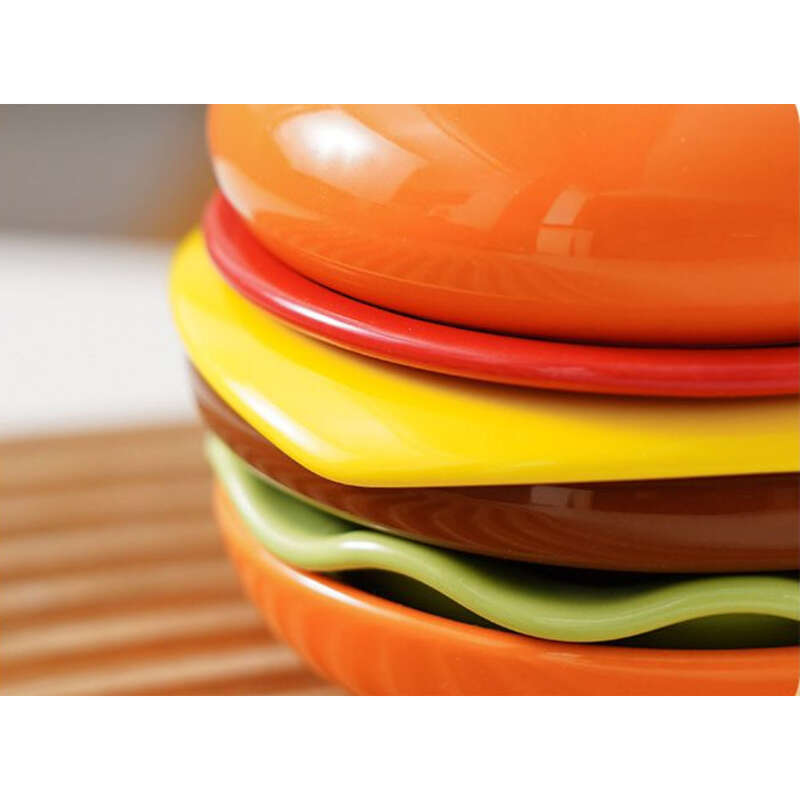 Farfurii de soia cu aromă de hamburger Home Flavor, farfurii de condimente pentru sos de oțet, dimensiuni mici_voghion.com