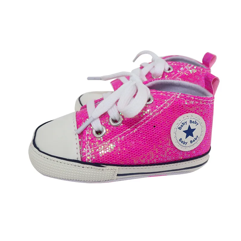 Neugeborenen Pailletten Leinwand Baby Turnschuhe Littlprouts Casual Kleine Kind Kleinkind Multi-Farbe Weiche Sohle_voghion.com