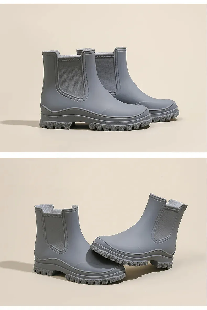 Regnstövlar Dam Vattentät Isolerad Gummi Skor Dam Trädgård Galoscher Boots Dam Fiske Vatten Sko Botas Para Lluvia_voghion.com