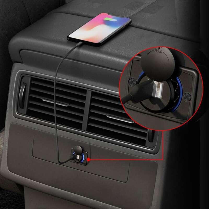 Bus Elektroladegerät Sanierung Auto Ladekopf Dual USB_voghion.com