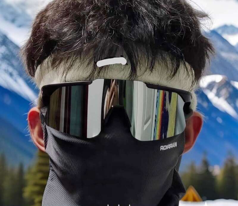 【Säljare 】 Cyberpunk Large Frame utomhussporter för män och kvinnor skidåkning, bergsklättring, vindtät, solskydd,_voghion.com