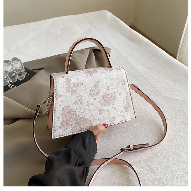 Damentaschen Kette Umhängetasche Super heiße Pailletten Nischendesign Einzelschulter kleine quadratische Tasche_voghion.com