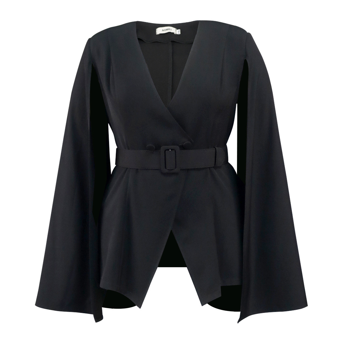 Women's long sleeve small suit fat MM workplace commuting women's clothing Suit coat_voghion.com