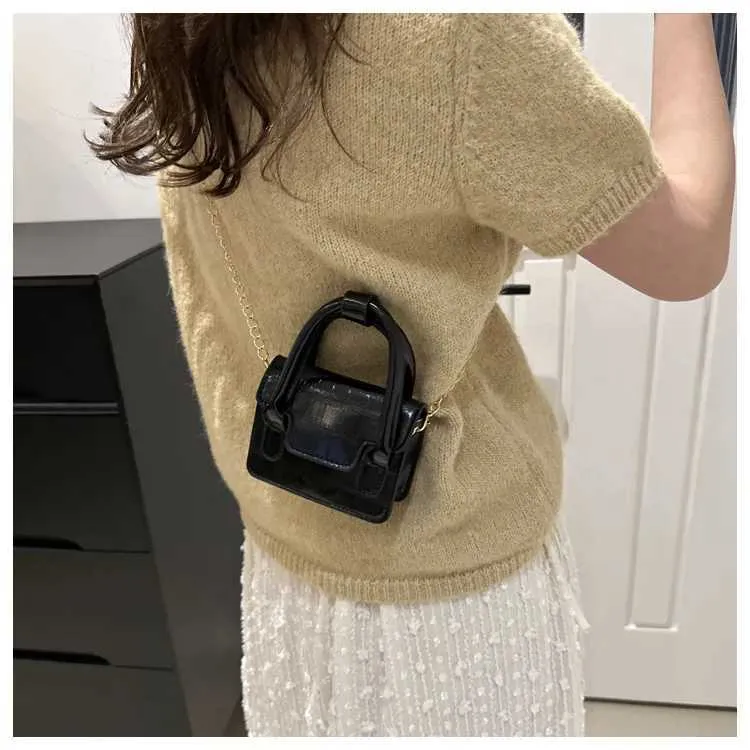 Naiste Mood Mini Crossbody kotid Täiskivist prinditud klapp vabaaja kett-õlakott Naistele Mitmekülgne Square Messenger_voghion.com