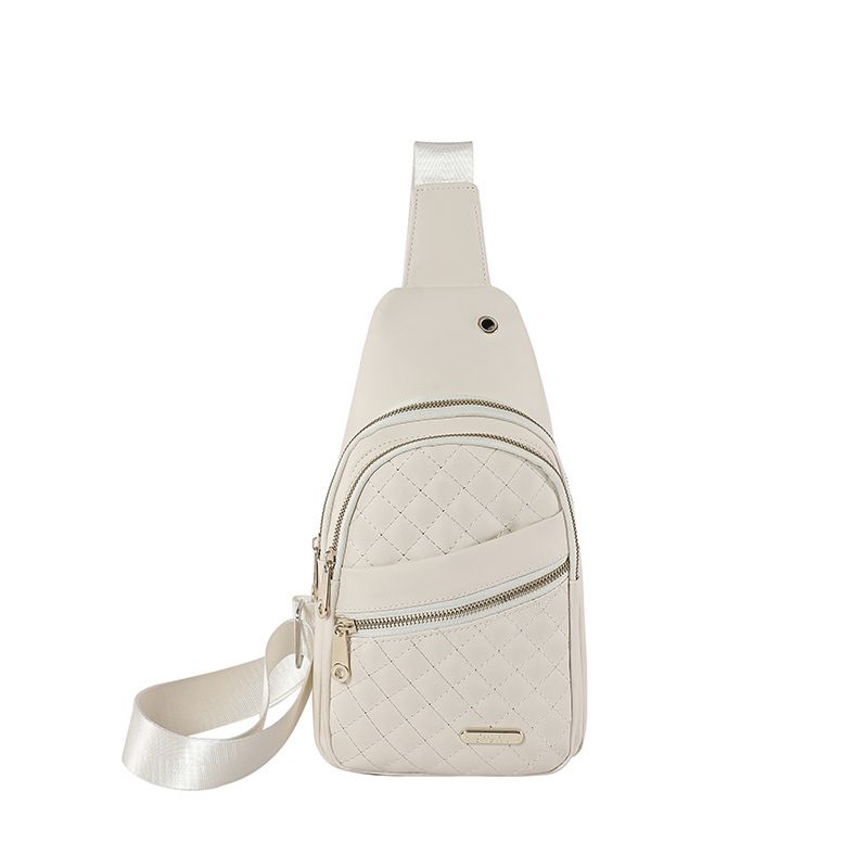 New Korean version simple breast lare capacity women's outdoor leisure embroidery thread dia rid shoulder messener_voghion.com