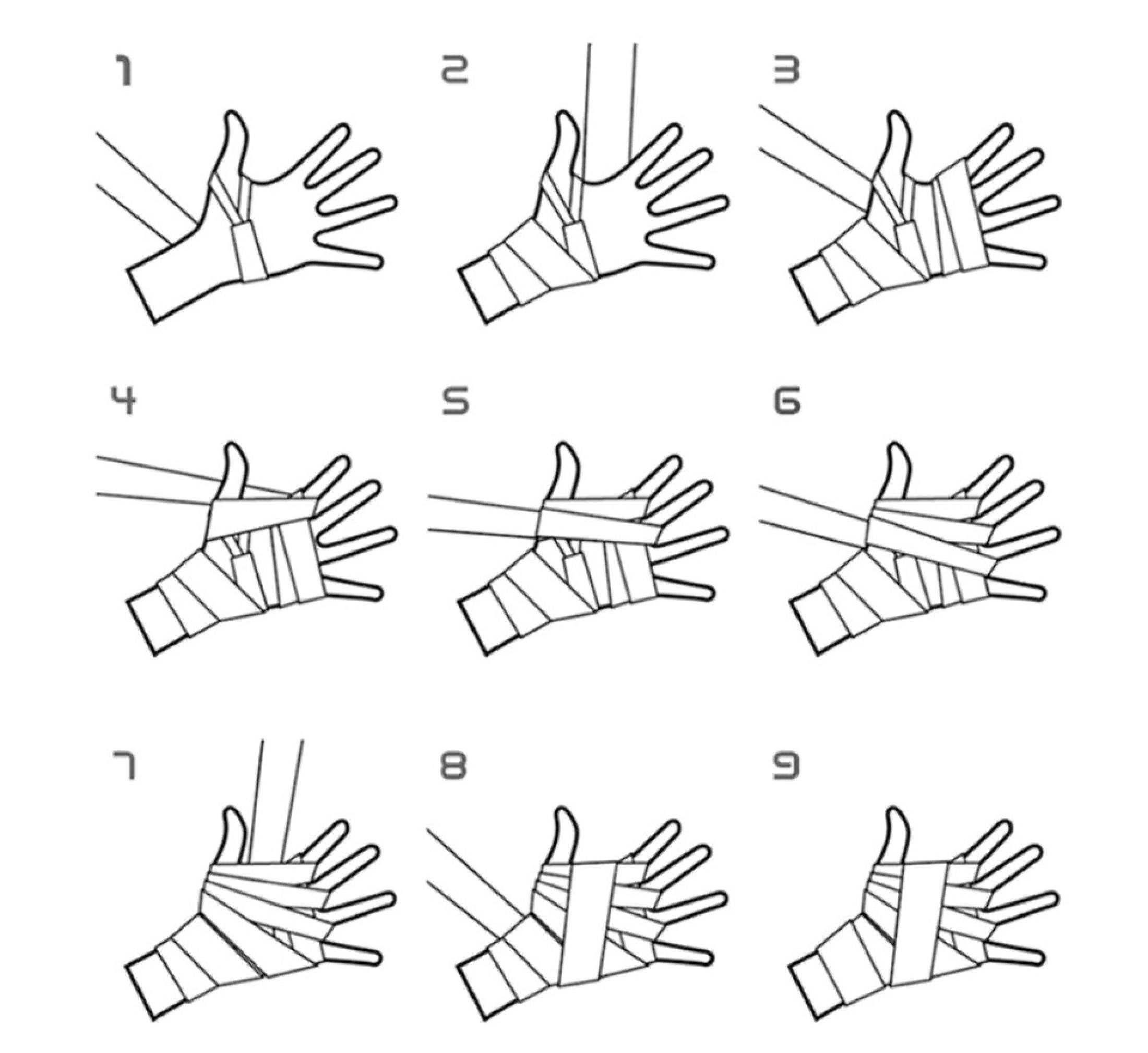 1 paio 5M/3M 100% cotone Bo Strap Bendaggio Velcro Guanti per le mani Bende Sanda Muay Thai MMA Taekwondo_voghion.com