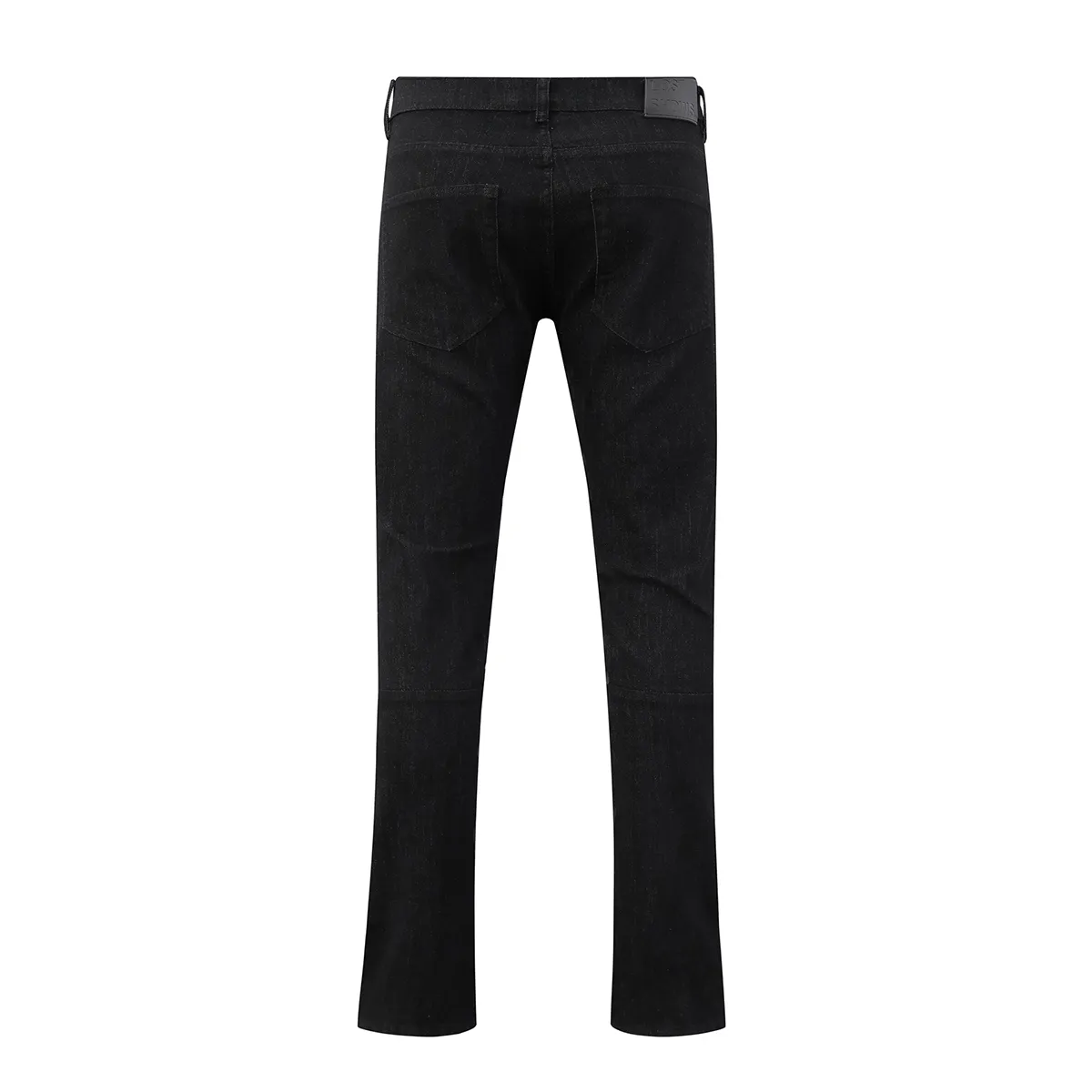 Men's Streetwear Inner Side Floral Embroidery Black Blue LOSTSHDWS Jeans For Men Straight Loose Pockets Denim Pants_mkmklike.com