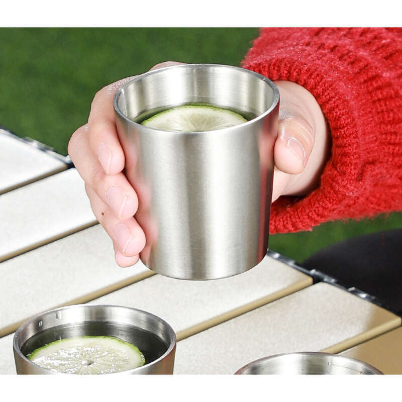 304 Outdoor Stainless Steel Tableware, Camping Equipment, Gift Set, Portable Travel Picnic_voghion.com
