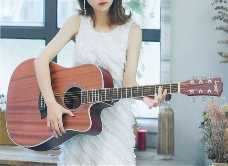 [First Order Straight Down] 41 Folk Acoustic Beginner Student Self-study 38 Inch Guitar Instrument_voghion.com